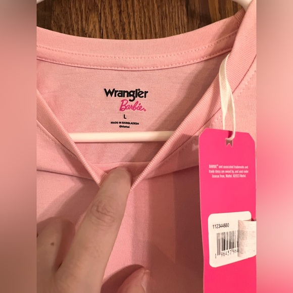 NWT Girls Wrangler Barbie Shirt - Picture 3 of 3